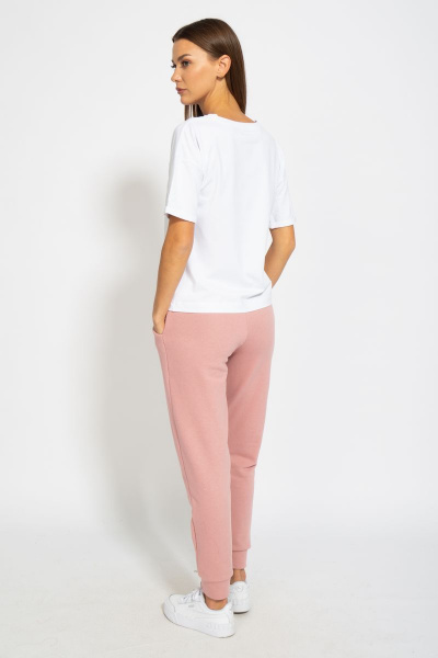 Футболка свободного кроя из трикотажа хлопка Kivviwear 4026.86 - фото 10