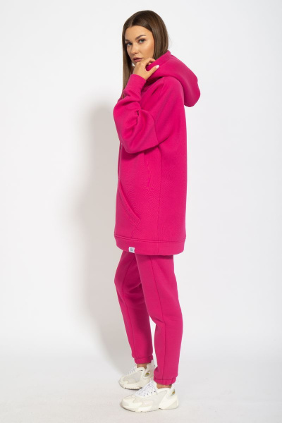 Оверсайз костюм с утепленными брюками и худи из флиса Kivviwear 40544053.10 - фото 13