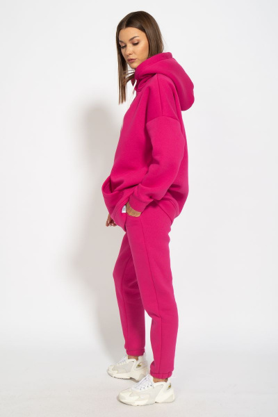 Оверсайз костюм с утепленными брюками и худи из флиса Kivviwear 40544053.10 - фото 12