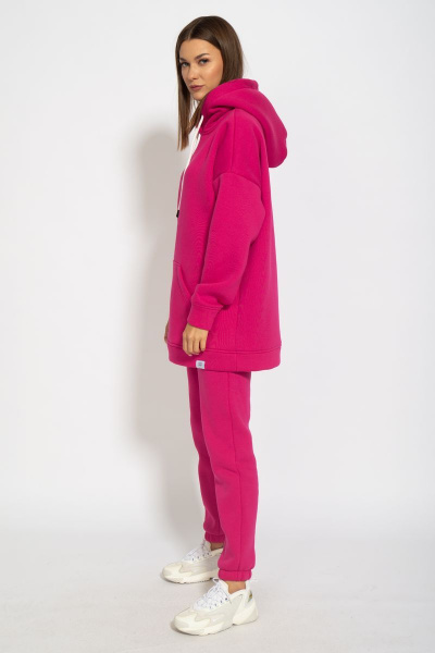 Оверсайз костюм с утепленными брюками и худи из флиса Kivviwear 40544053.10 - фото 8