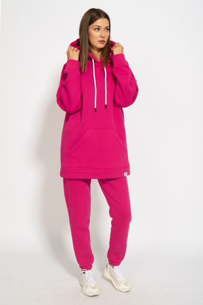 Оверсайз костюм с утепленными брюками и худи из флиса Kivviwear 40544053.10 - фото 2