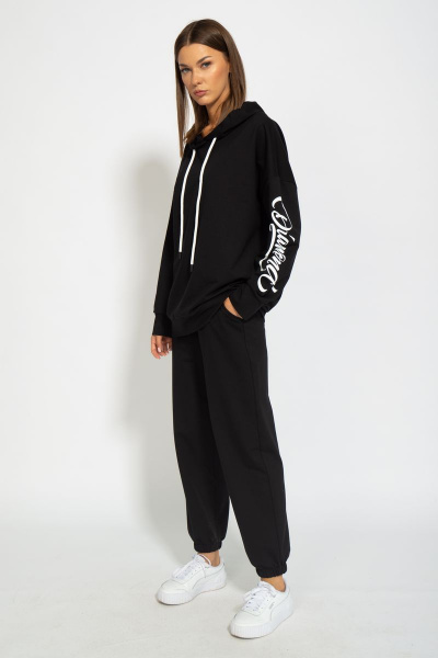 Спортивный костюм из флиса с принтом и брюками средней посадки Kivviwear 41044105.06 - фото 3