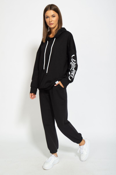 Спортивный костюм из флиса с принтом и брюками средней посадки Kivviwear 41044105.06 - фото 1