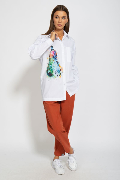 Джинсовый костюм с брюками и рубашкой на демисезон Kivviwear 41004101.03 - фото 13