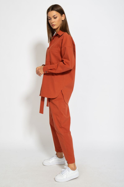 Джинсовый костюм с брюками и рубашкой на демисезон Kivviwear 41004101.03 - фото 9