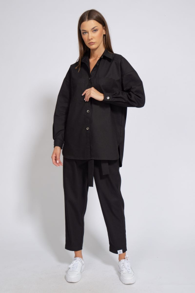 Джинсовый костюм с брюками и рубашкой на демисезон Kivviwear 41004101.07 - фото 1