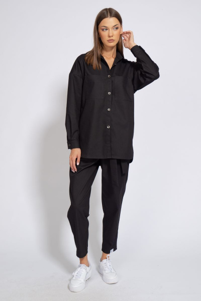 Свободные джинсовые брюки из хлопка в стиле casual Kivviwear 4101.07 - фото 6