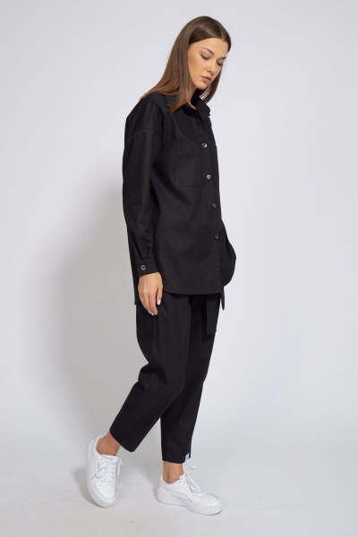 Свободные джинсовые брюки из хлопка в стиле casual Kivviwear 4101.07 - фото 4