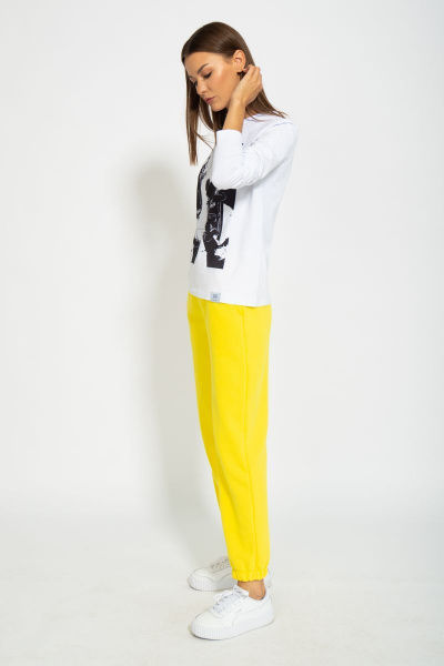 Классический демисезонный лонгслив из хлопка Kivviwear 4061.10 - фото 7