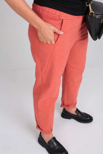 Брюки GRATTO 3235 коралл - фото 4