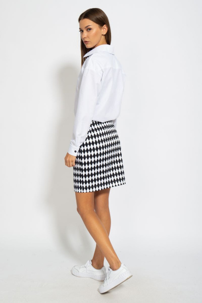 Рубашка классическая хлопковая приталенного силуэта Kivviwear 4099.03 - фото 11