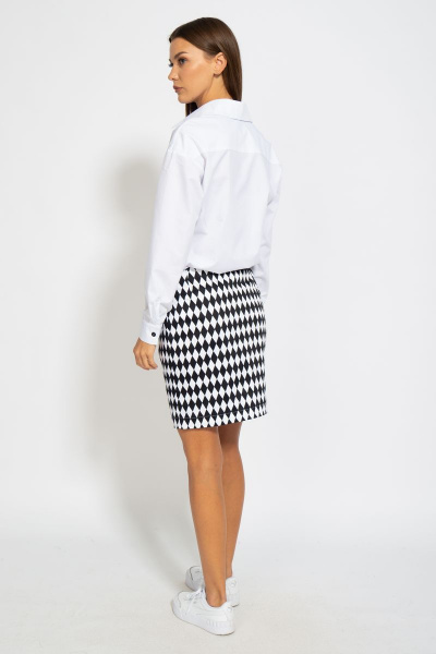 Рубашка классическая хлопковая приталенного силуэта Kivviwear 4099.03 - фото 10