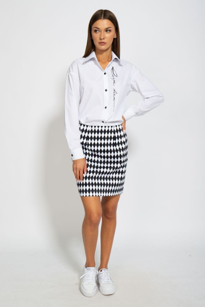 Рубашка классическая хлопковая приталенного силуэта Kivviwear 4099.03 - фото 3