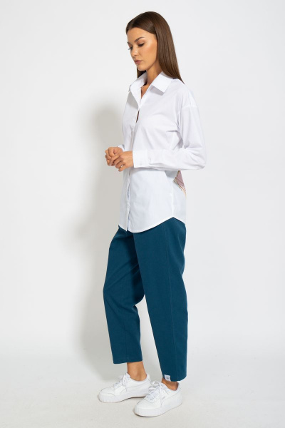 Рубашка классическая хлопковая приталенного кроя Kivviwear 4099.04 - фото 8