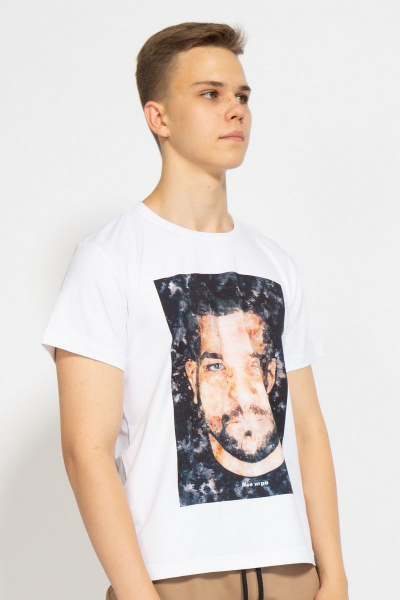 Футболка из трикотажа хлопок для комфортных повседневных образов Kivviwear 1010.01 - фото 1