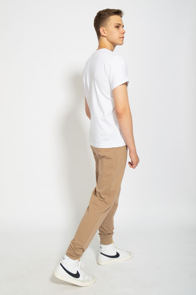 Футболка из трикотажа хлопок для повседневного стиля Kivviwear 1010.02 - фото 7