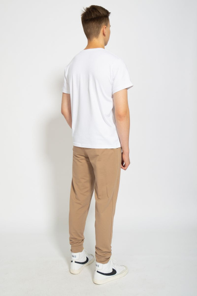 Футболка из трикотажа хлопок для повседневного стиля Kivviwear 1010.02 - фото 5