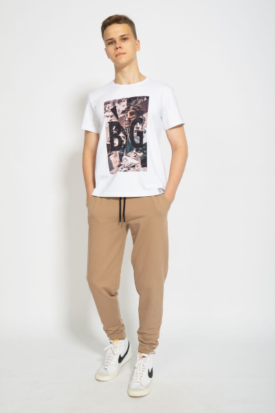 Футболка из трикотажа хлопок для комфортных образов Kivviwear 1010.03 - фото 5