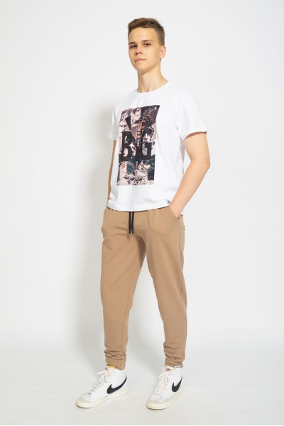 Футболка из трикотажа хлопок для комфортных образов Kivviwear 1010.03 - фото 3