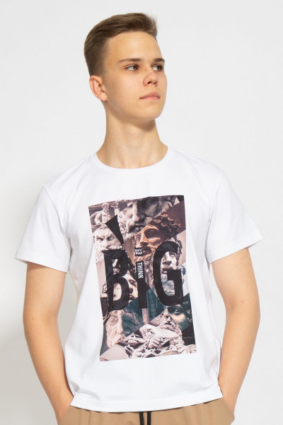 Футболка из трикотажа хлопок для комфортных образов Kivviwear 1010.03 - фото 1