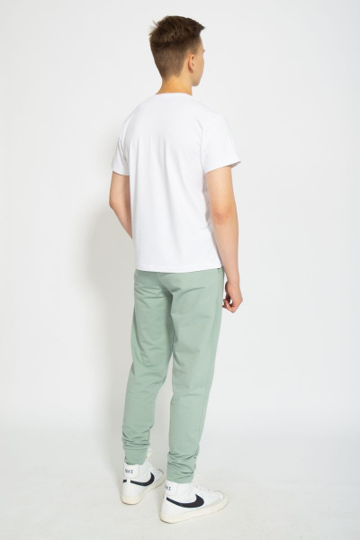 Футболка из трикотажа хлопок для комфортного повседневного образа Kivviwear 1010.05 - фото 8