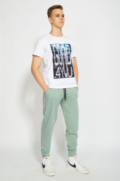 Футболка из трикотажа хлопок для комфортного повседневного образа Kivviwear 1010.05 - фото 3