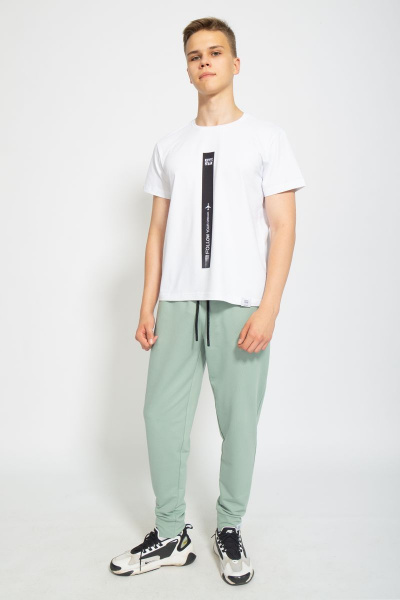 Футболка из трикотажа хлопок для ежедневного стиля Kivviwear 1010.06 - фото 3