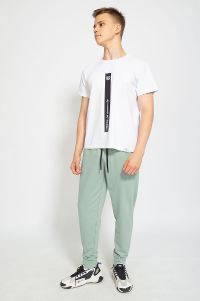 Футболка из трикотажа хлопок для ежедневного стиля Kivviwear 1010.06 - фото 2