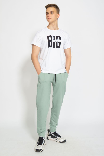 Футболка из трикотажа хлопок для повседневных образов Kivviwear 1010.07 - фото 5