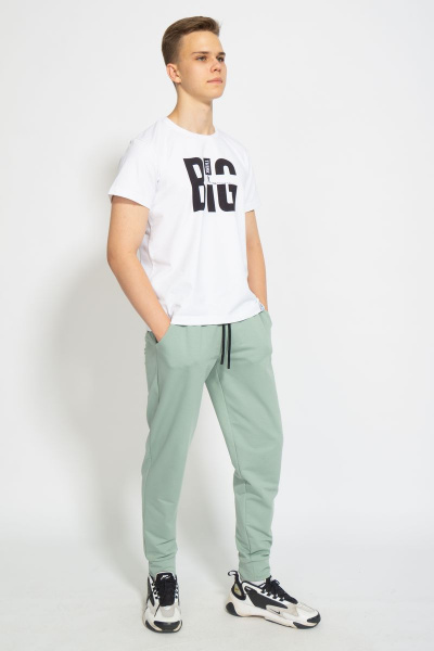 Футболка из трикотажа хлопок для повседневных образов Kivviwear 1010.07 - фото 4