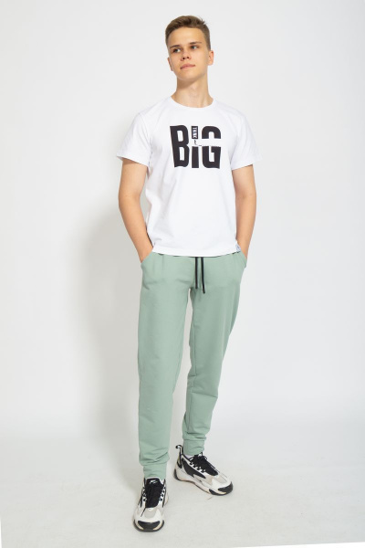 Футболка из трикотажа хлопок для повседневных образов Kivviwear 1010.07 - фото 3