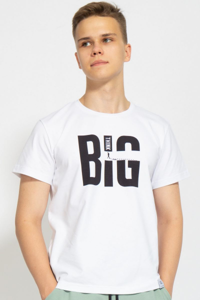 Футболка из трикотажа хлопок для повседневных образов Kivviwear 1010.07 - фото 1