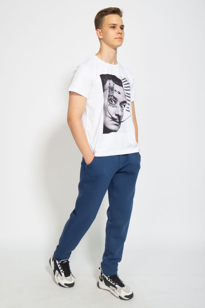 Футболка мужская круглогодичная из хлопка на каждый день Kivviwear 1010.08 - фото 7