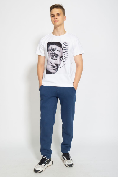 Футболка мужская круглогодичная из хлопка на каждый день Kivviwear 1010.08 - фото 5