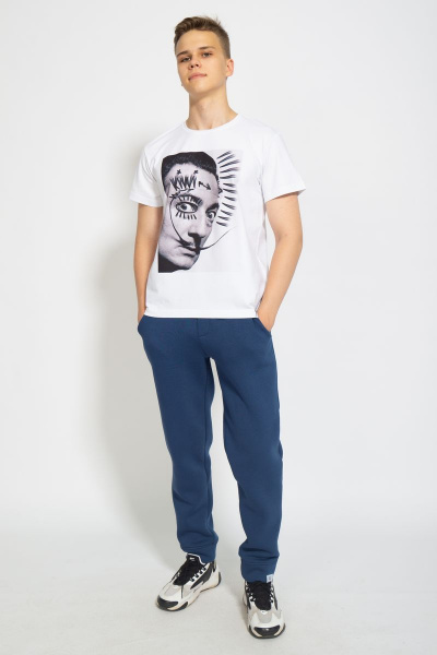 Футболка мужская круглогодичная из хлопка на каждый день Kivviwear 1010.08 - фото 3