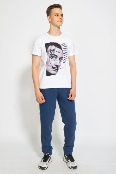 Футболка мужская круглогодичная из хлопка на каждый день Kivviwear 1010.08 - фото 2