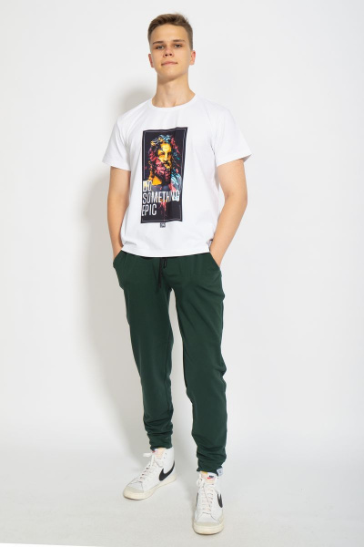 Футболка мужская классического кроя из хлопка Kivviwear 1010.09 - фото 3