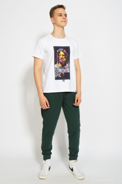 Футболка мужская классического кроя из хлопка Kivviwear 1010.09 - фото 2