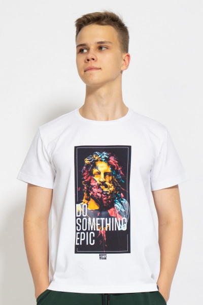 Футболка мужская классического кроя из хлопка Kivviwear 1010.09 - фото 1