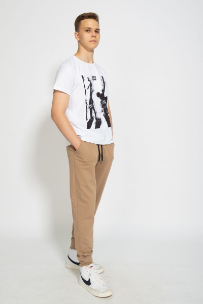 Футболка классическая из хлопка с цифровым принтом Kivviwear 1010.10 - фото 10