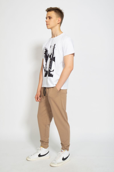 Футболка классическая из хлопка с цифровым принтом Kivviwear 1010.10 - фото 8