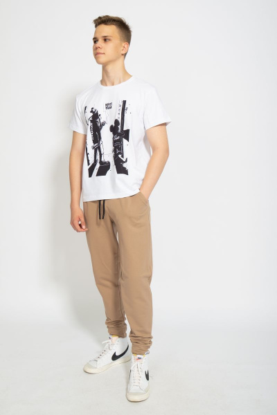 Футболка классическая из хлопка с цифровым принтом Kivviwear 1010.10 - фото 7