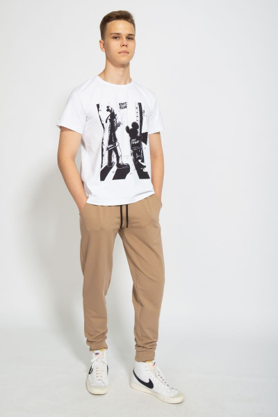 Футболка классическая из хлопка с цифровым принтом Kivviwear 1010.10 - фото 4