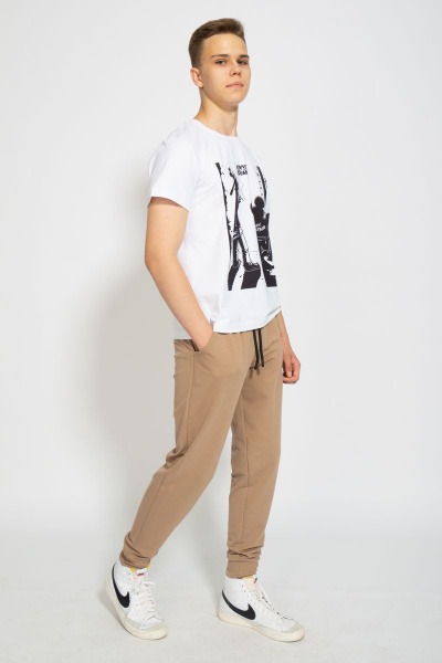 Футболка классическая из хлопка с цифровым принтом Kivviwear 1010.10 - фото 3