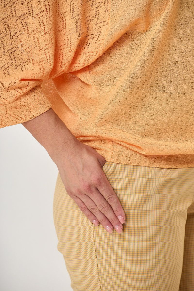Брюки, джемпер Michel chic 1313 оранжевый - фото 4