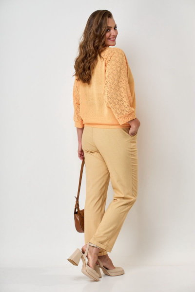 Брюки, джемпер Michel chic 1313 оранжевый - фото 7