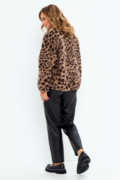 Блуза, брюки, куртка Магия моды 2138 коричневый - фото 5