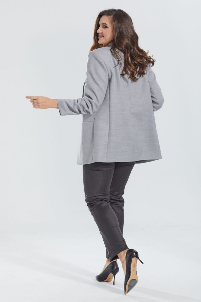 Жакет MALI 122-071 серый - фото 9