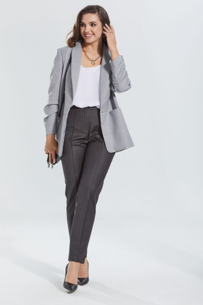 Жакет MALI 122-071 серый - фото 1