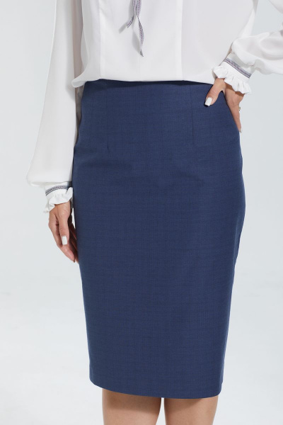 Юбка MALI 222-070 синий - фото 5